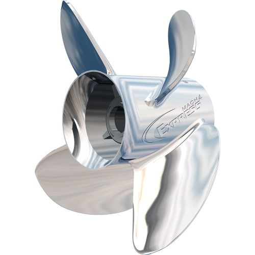 Turning Point Express® Mach4™ - Left Hand - Stainless Steel Propeller - EX-1417-4L - 4-Blade - 14.5" x 17 Pitch Turning Point Express® Mach4™ - Left Hand - Stainless Steel Propeller - EX-1417-4L - 4-Blade - 14.5" x 17 Pitch