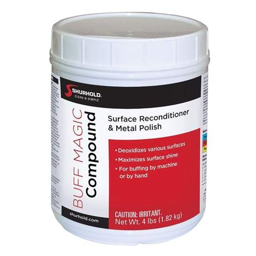 Shurhold Buff Magic Compound Surface Reconditioner & Metal Polish - 4LB Jar Shurhold Buff Magic Compound Surface Reconditioner & Metal Polish - 4LB Jar
