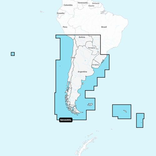 Navionics NASA005L - Chile, Argentina & Easter Island - Navionics+ Navionics NASA005L - Chile, Argentina & Easter Island - Navionics+