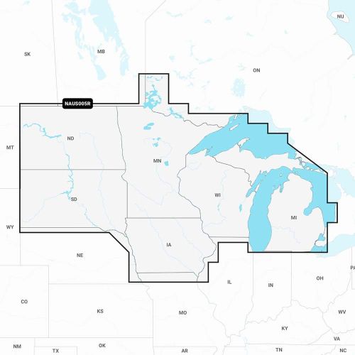 Navionics NAUS005R - U.S. North - Navionics+ Navionics NAUS005R - U.S. North - Navionics+