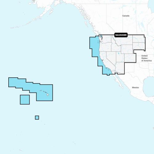 Navionics NAUS008R - U.S. West - Navionics+ Navionics NAUS008R - U.S. West - Navionics+