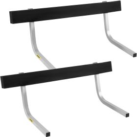 VEVOR Boat Trailer Guide-ons, 2PCS Rustproof Steel Trailer Guide ons, Trailer Guides with Carpet-Padded Boards, Mounting Parts Included, for Ski